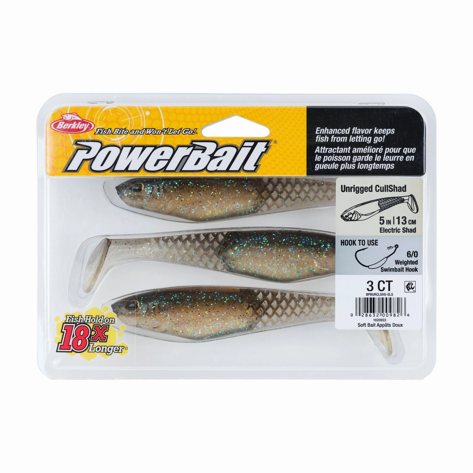 PowerBait Unrigged CullShad