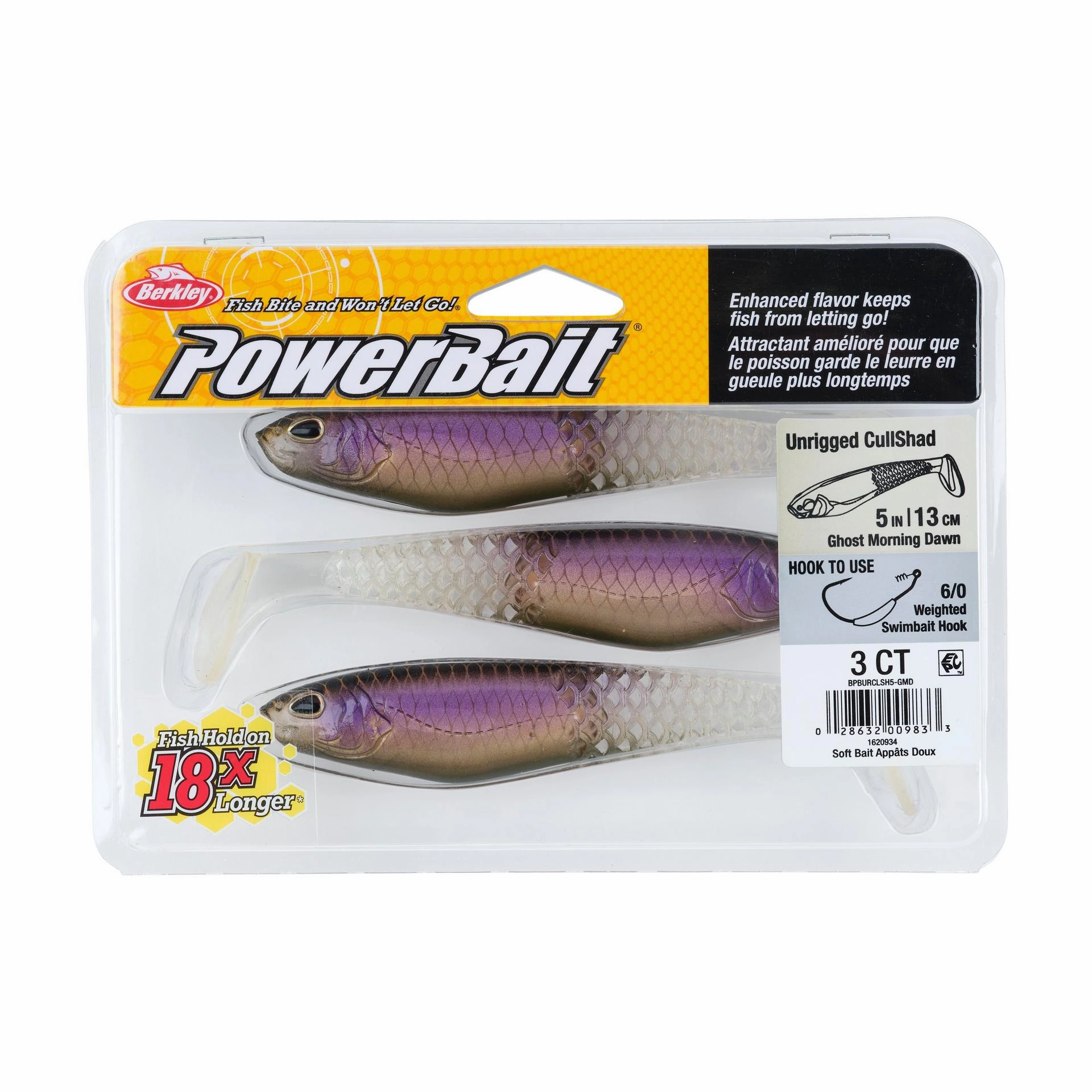 PowerBait Unrigged CullShad