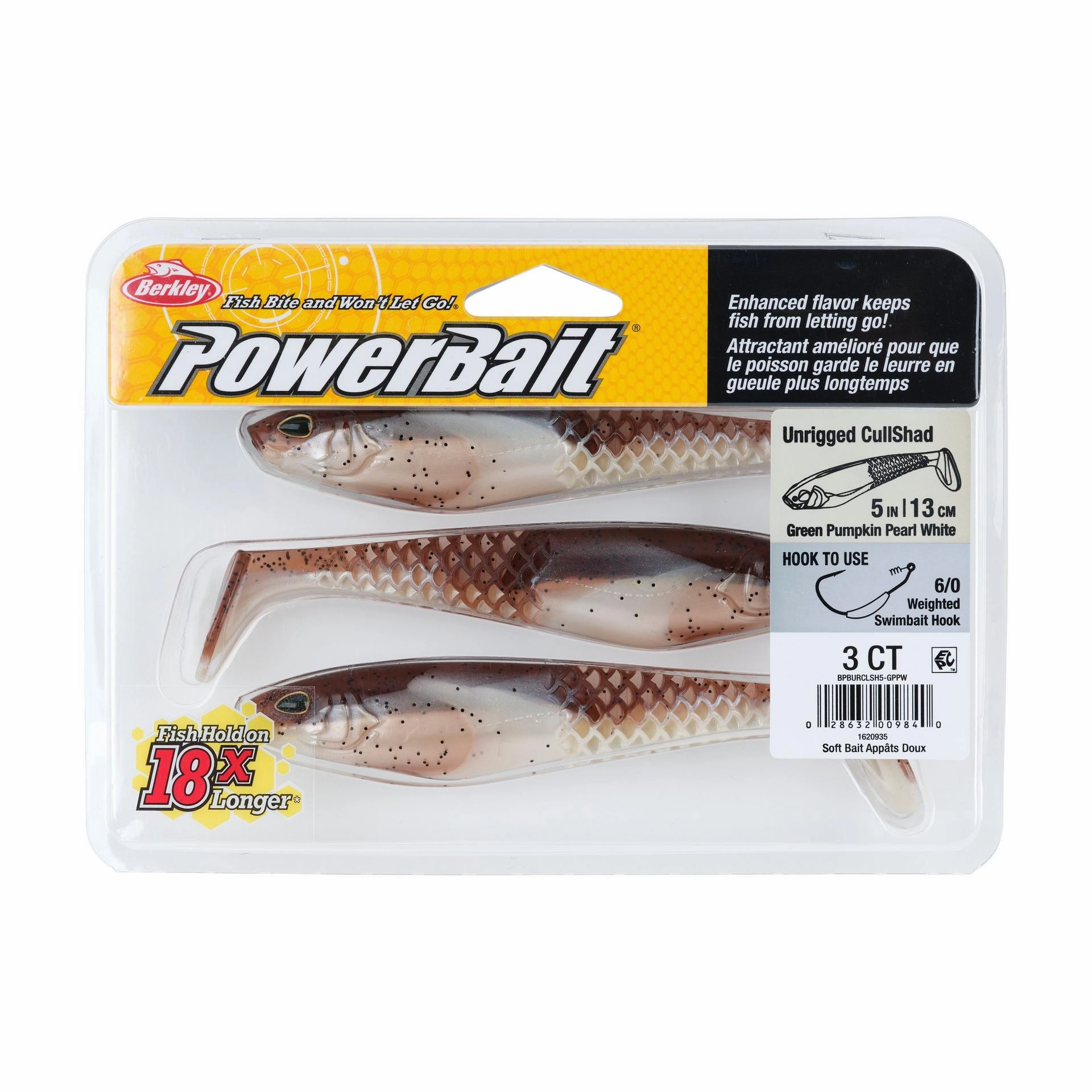 PowerBait Unrigged CullShad