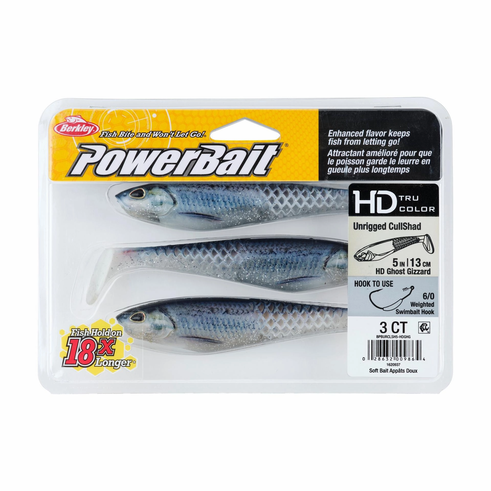 PowerBait Unrigged CullShad