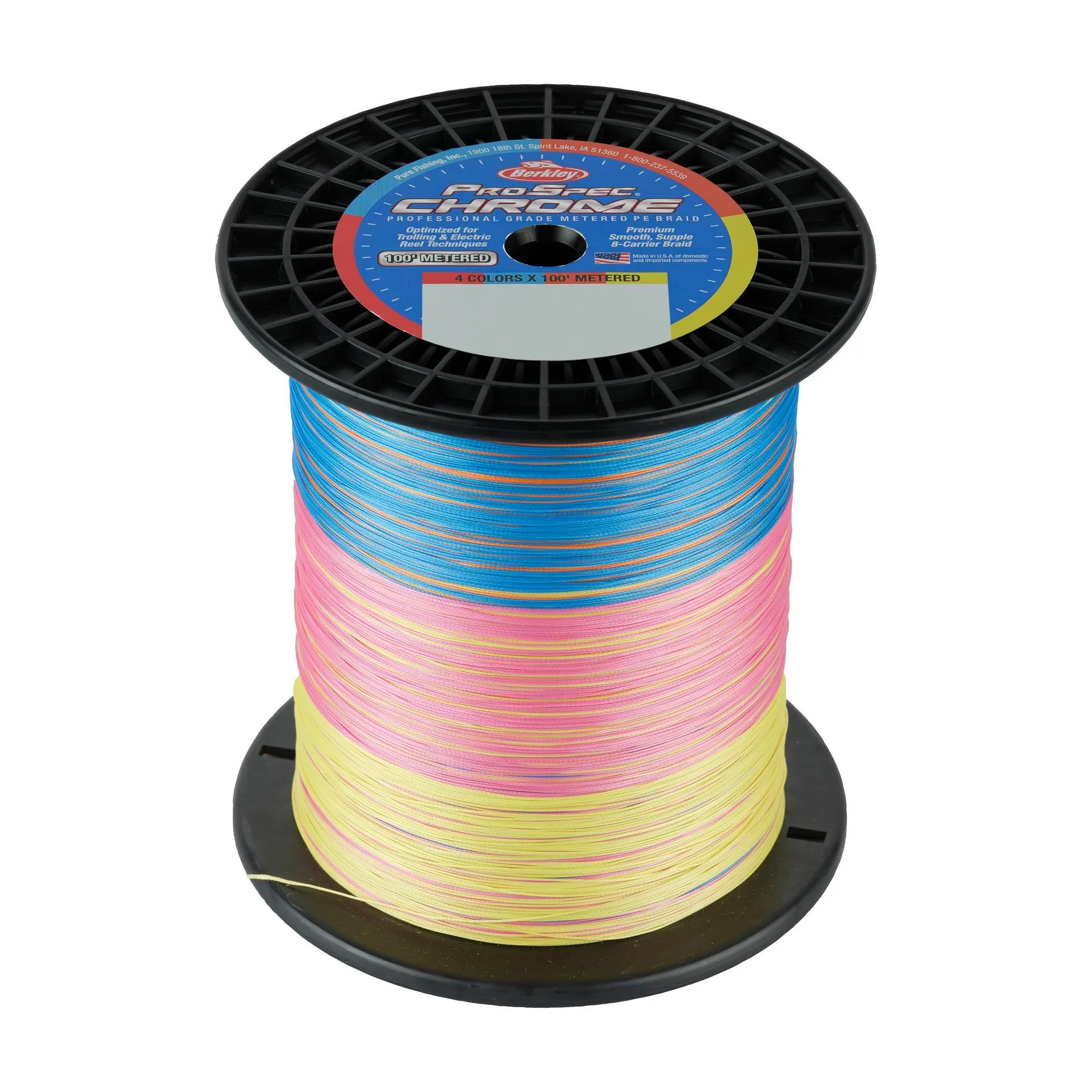 ProSpec Chrome 4 x 100' Metered Braid