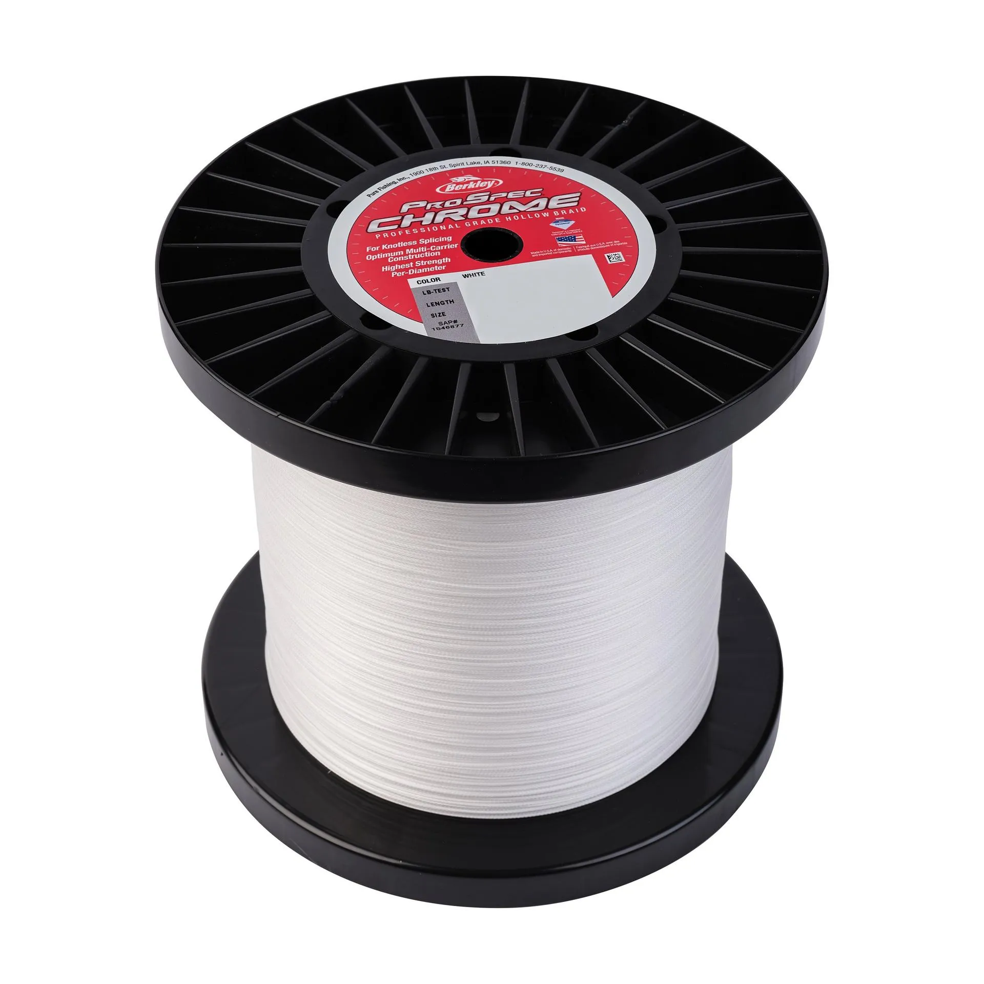 ProSpec Chrome Premium Hollow Braid