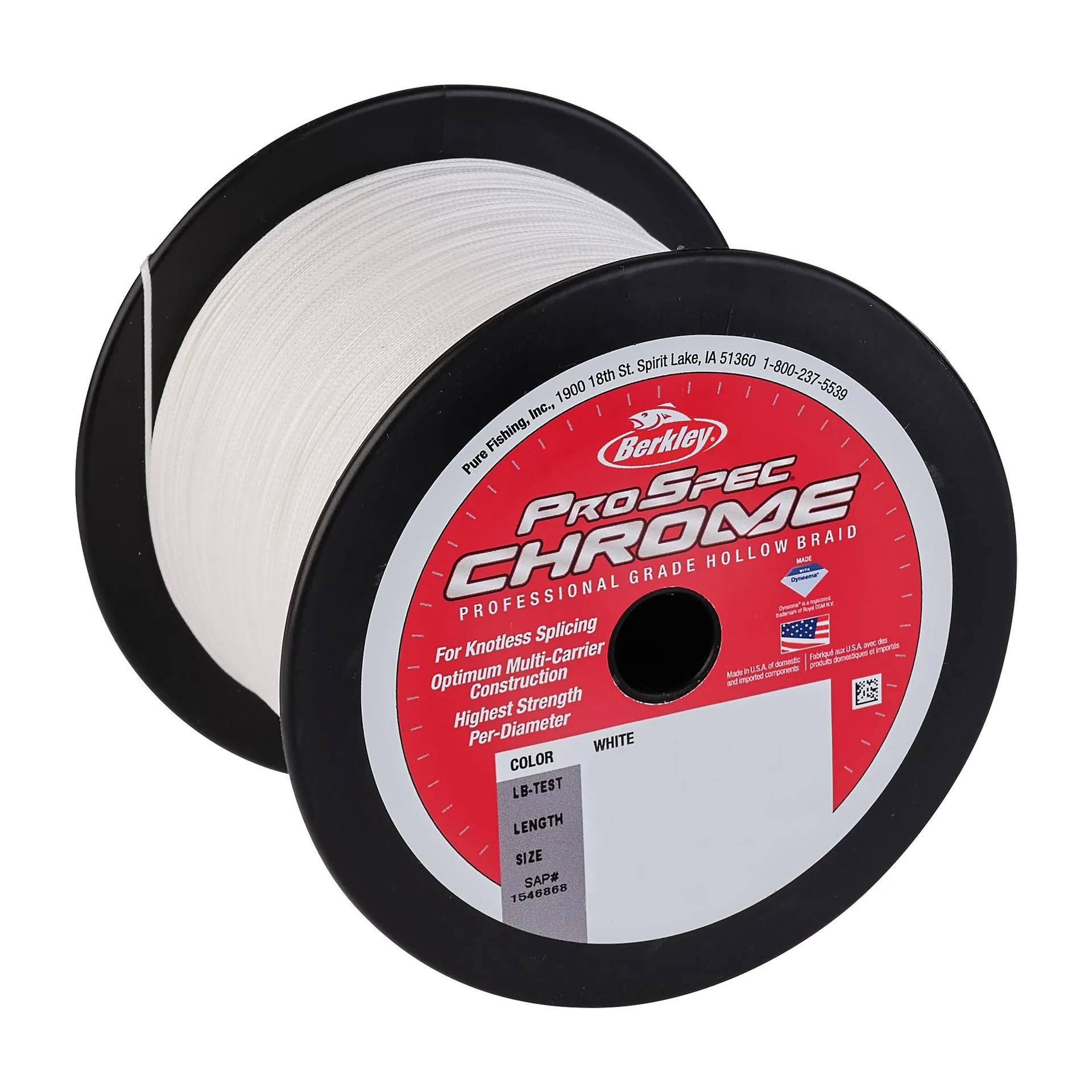 ProSpec Chrome Premium Hollow Braid