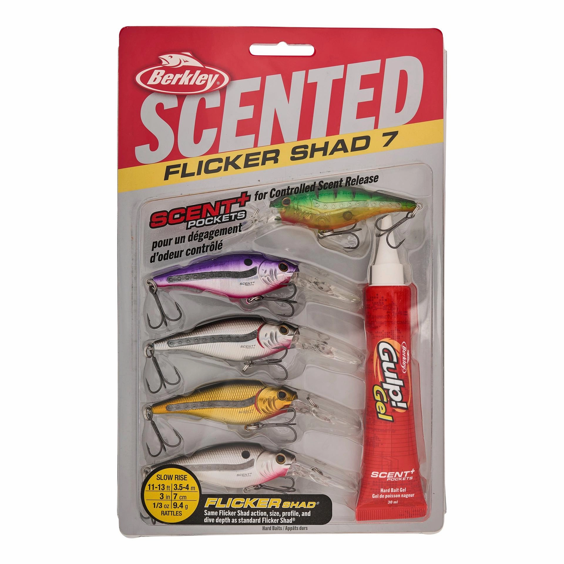 Scented Flicker Shad Baitfish Pack