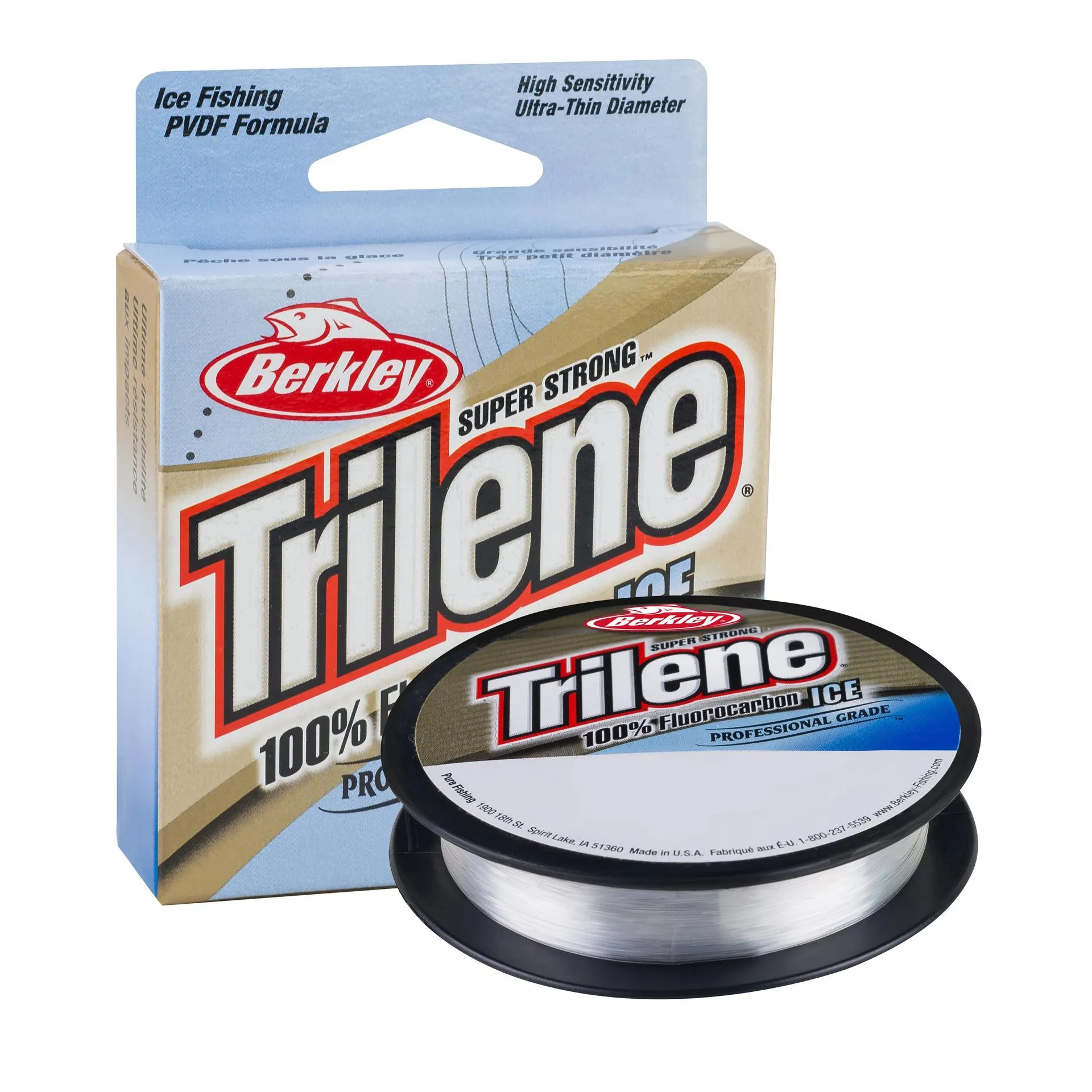 Trilene 100% Fluorocarbon Ice Filler Spool